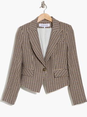 Veronica Beard Hossnna Dickey One-Button Blazer